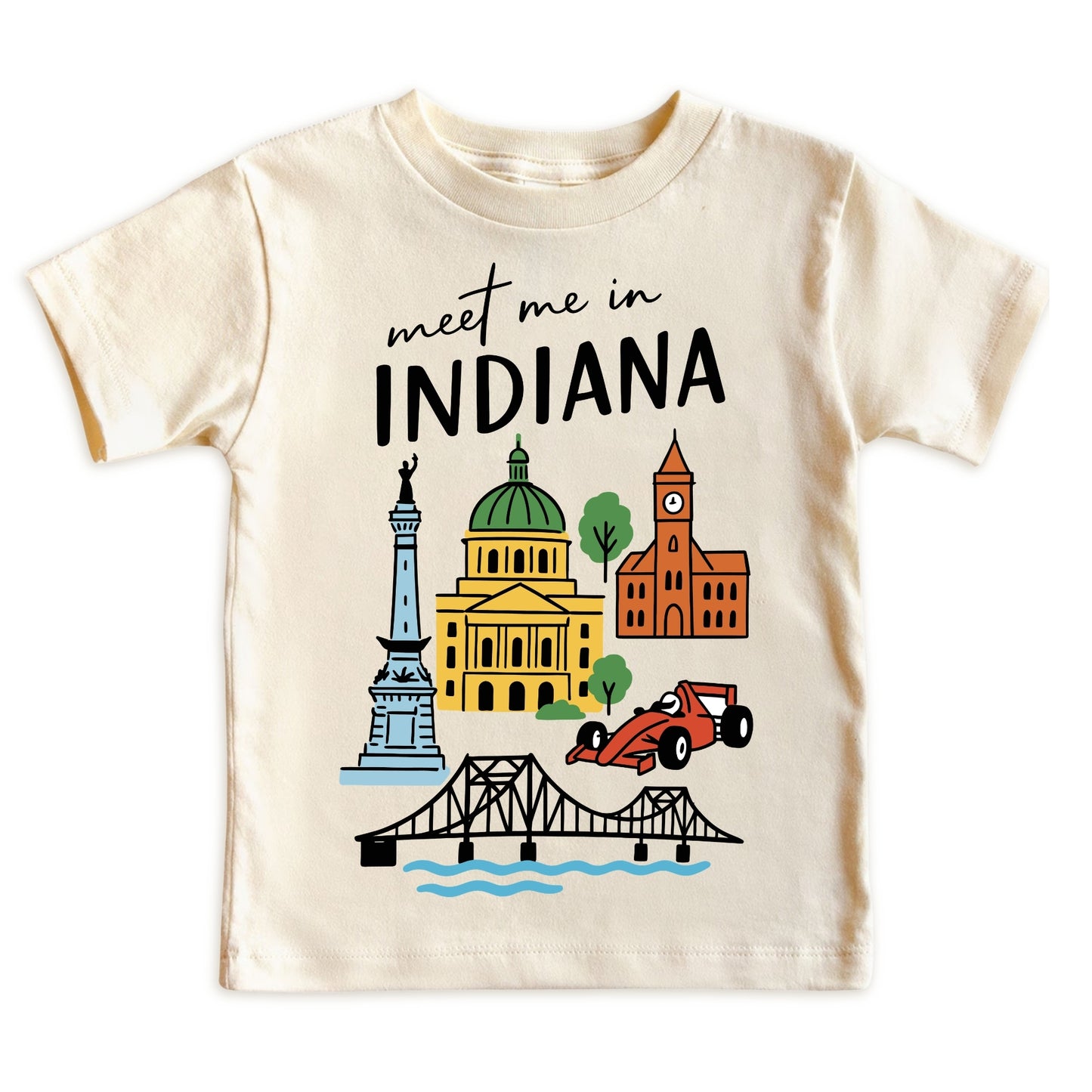 Indiana Baby Onesie® - Kids Vacation T-Shirt