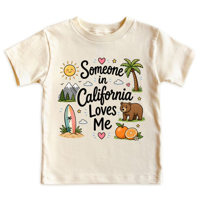 Someone in California Loves Me Kids T-Shirt