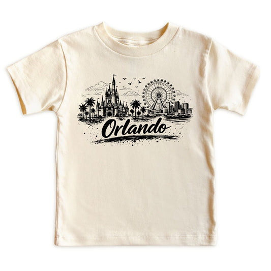 Orlando Kids Skyline T-Shirt - City Souvenir Toddler Tee