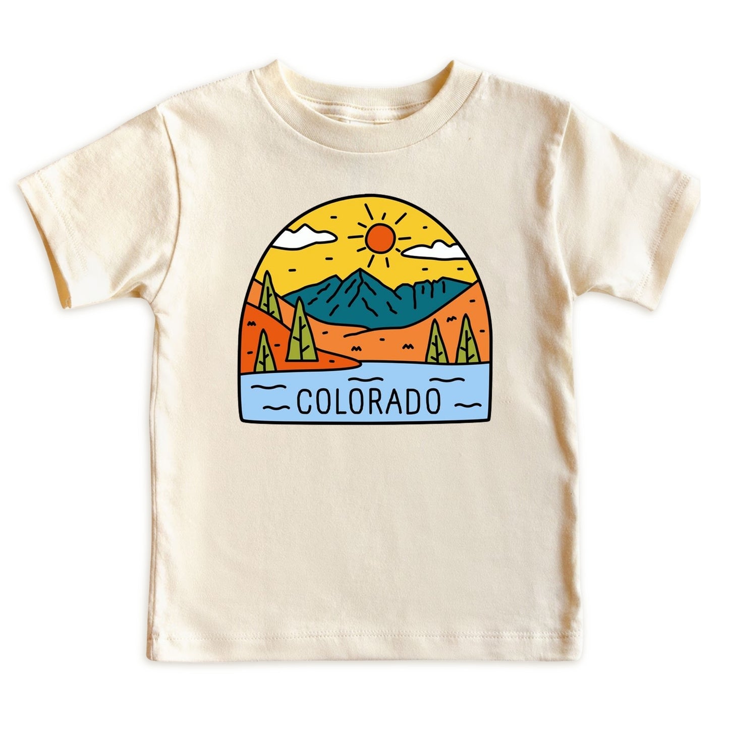 Colorado Mountain Adventure Kids T-Shirt