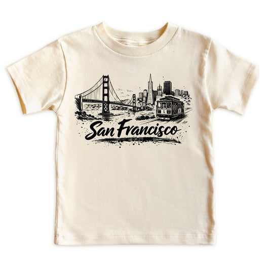 San Francisco Kids Skyline T-Shirt - City Souvenir Toddler Tee
