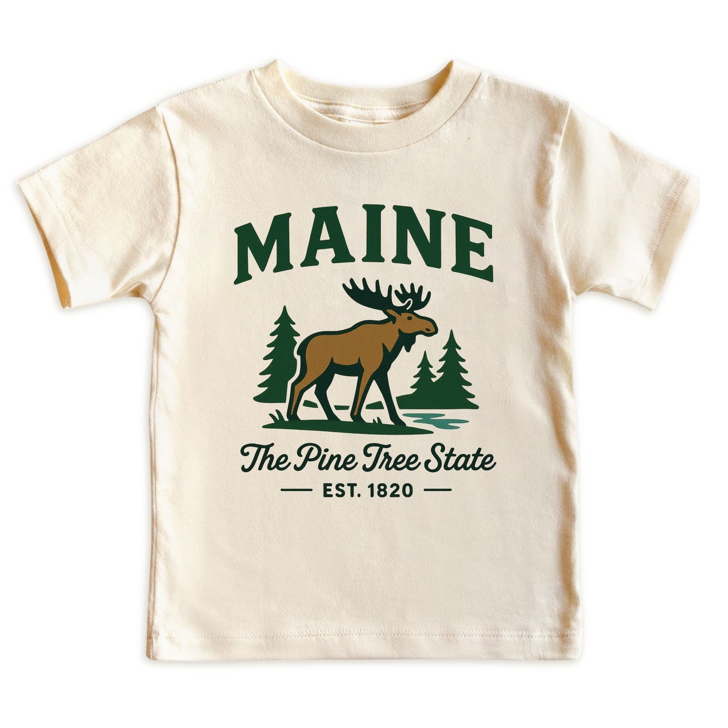 Maine Vacation Kids Tshirt, Portland Lewiston Bangor Family Trip Shirt