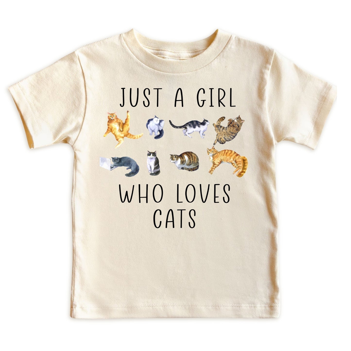 Just A Girl Who Loves Cats Shirt