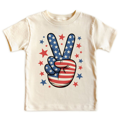 American Flag Peace Sign Baby ONESIE®