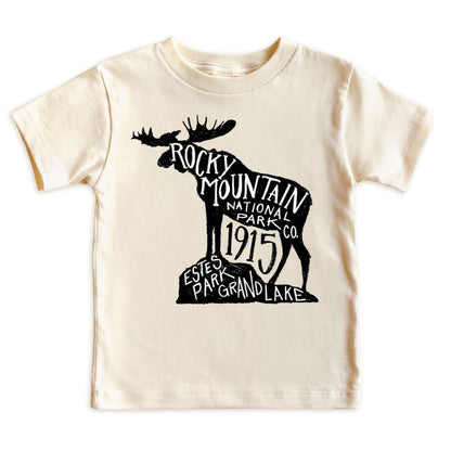 Rocky Mountain National Park Moose Kids' Tee