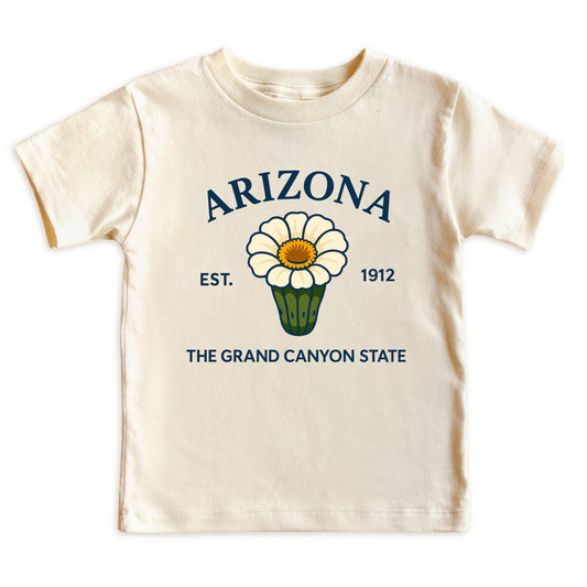 Arizona Saguaro Cactus Blossom Kids T-Shirt