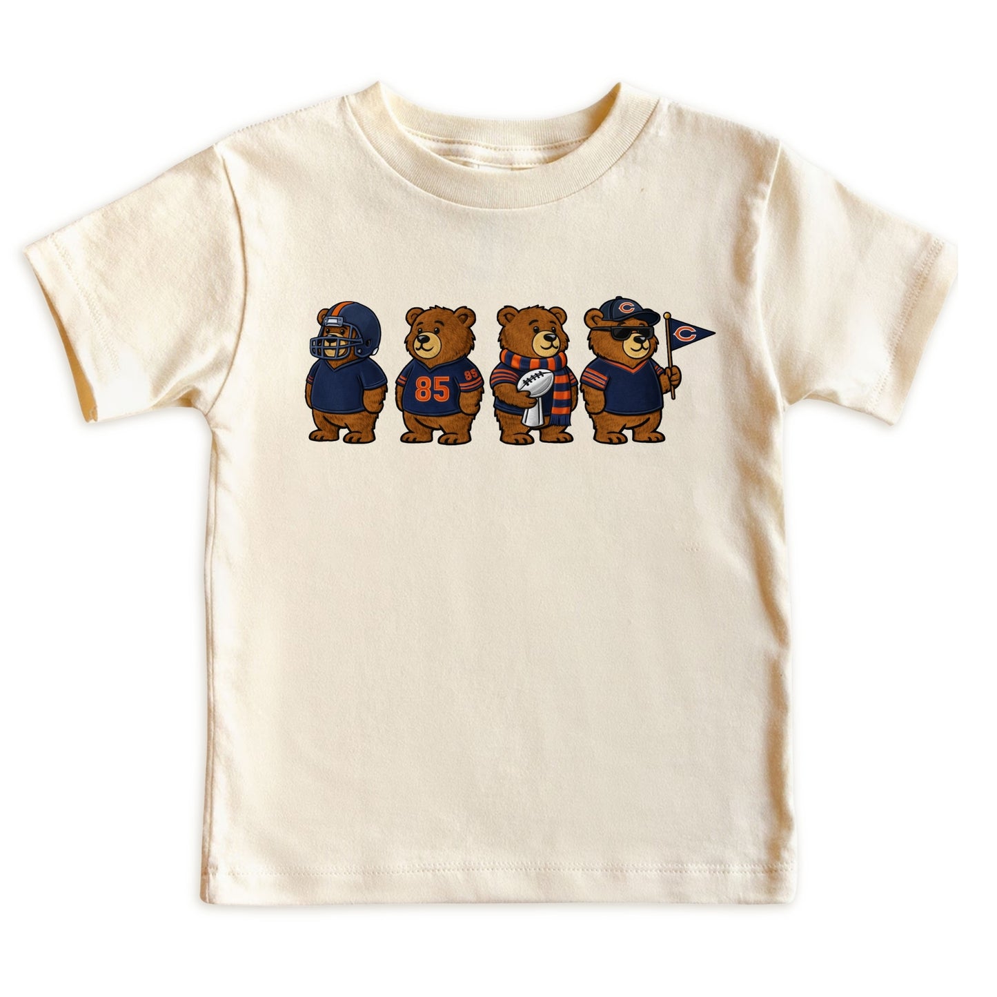 Chicago Football Bear Baby Onesie ® – Sports Inspired Baby Bodysuit for Boys and Girls