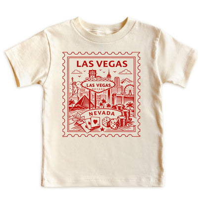 Las Vegas Nevada Kids Vintage Postage Stamp T-Shirt