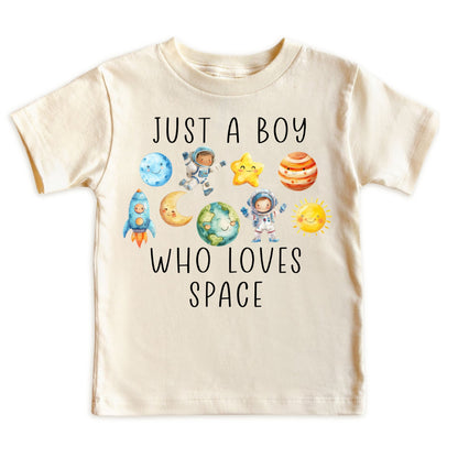 Just A Boy Who Loves Space Shirt