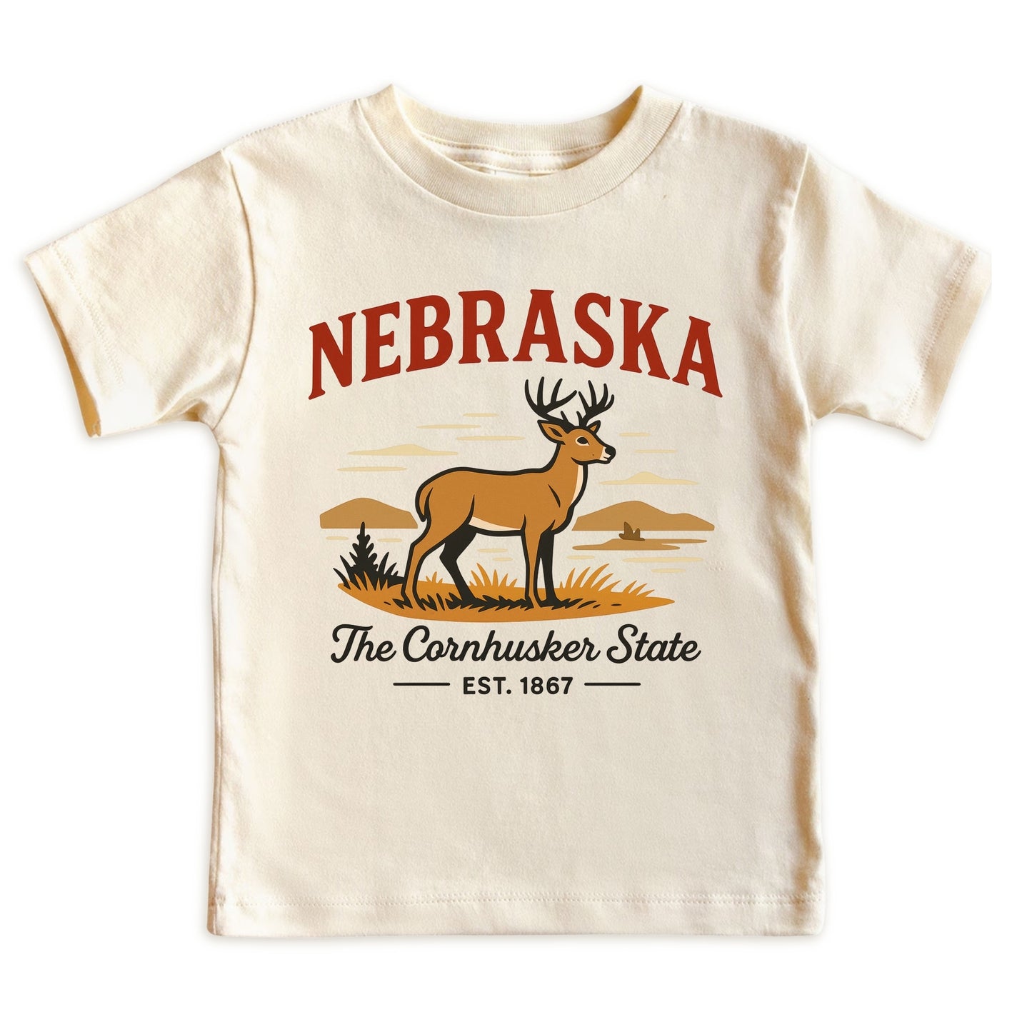 Nebraska Vacation Kids Tshirt