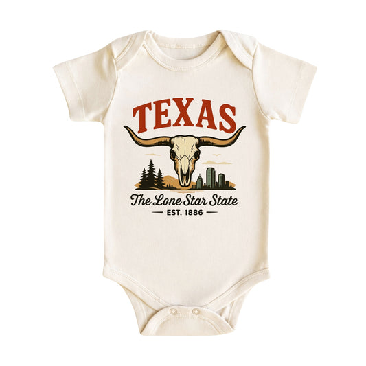 Texas Baby Bodysuit for Baby Boys Girls, Dallas Houston Austin Newborn Baby Hospital Outfit