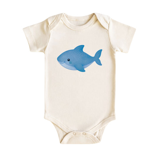 Watercolor Shark Baby Bodysuit