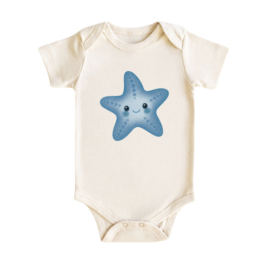 Watercolor Starfish Baby Bodysuit