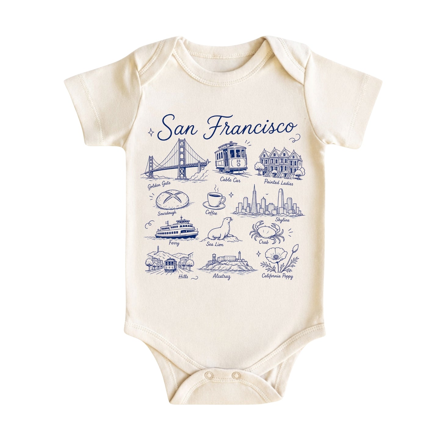San Francisco Baby Bodysuit
