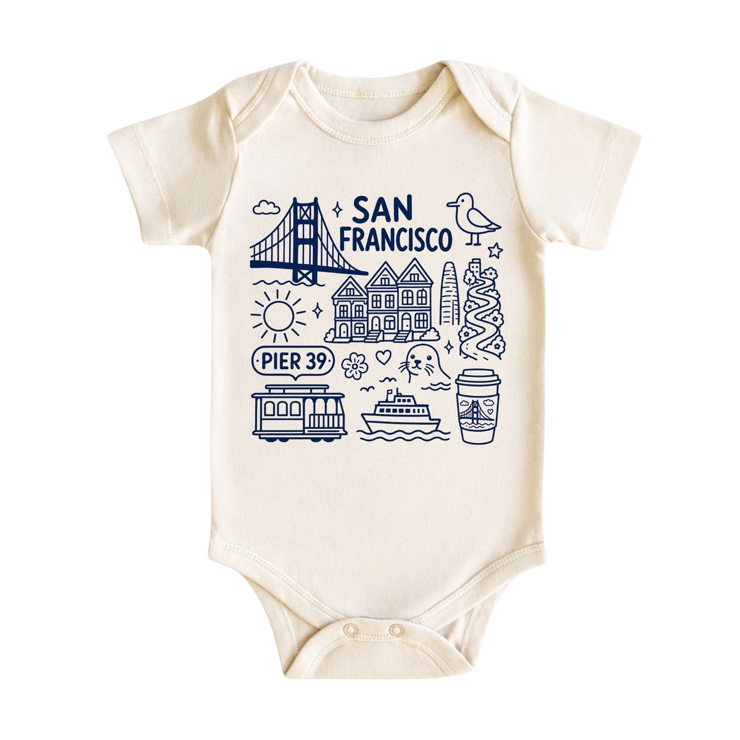 San Francisco Baby Bodysuit