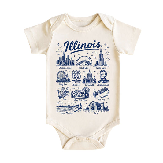 Illinois Baby Bodysuit