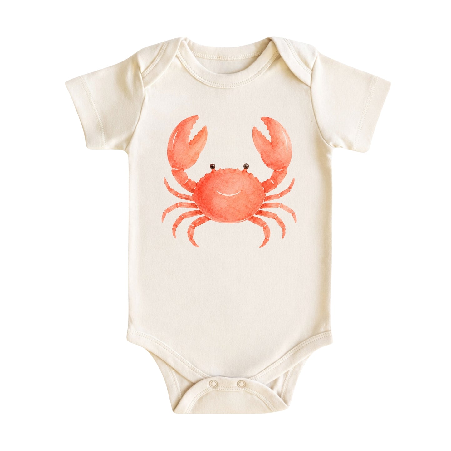 Watercolor Crab Baby Bodysuit