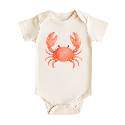 Watercolor Crab Baby Bodysuit