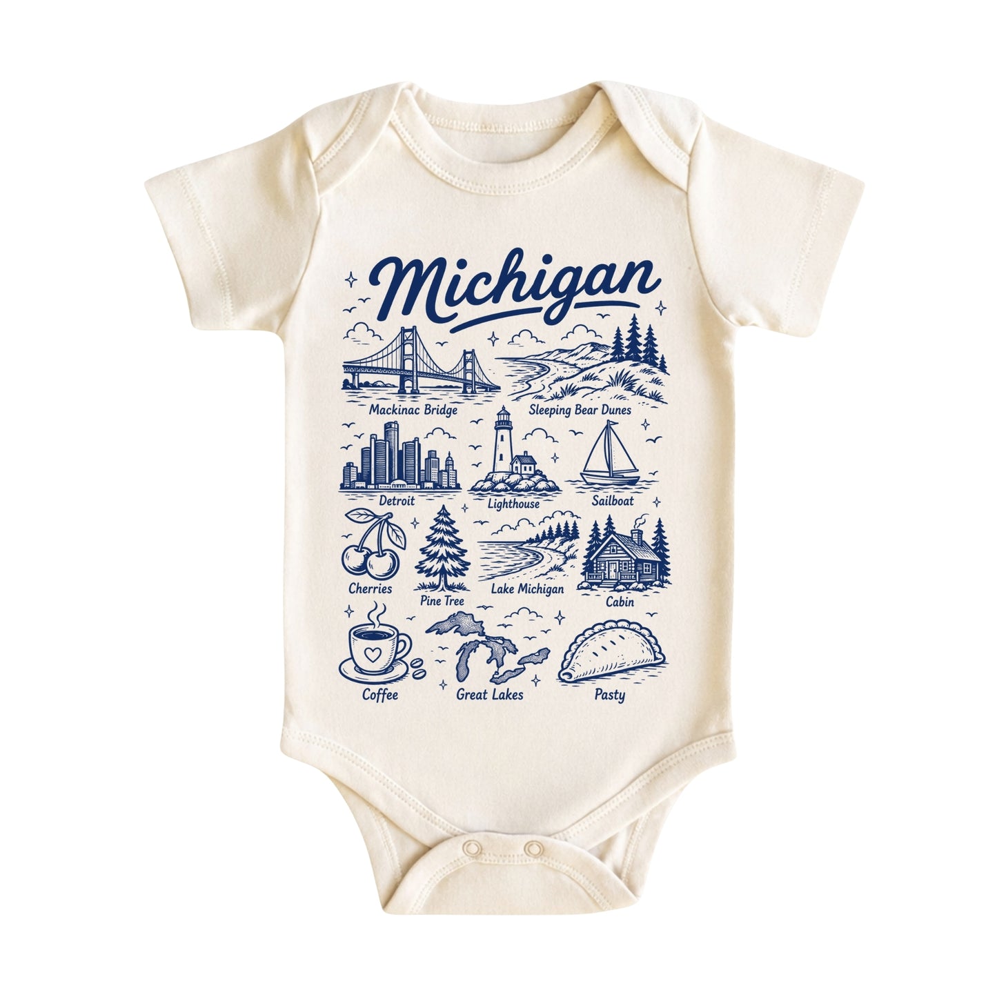 Michigan Baby Bodysuit