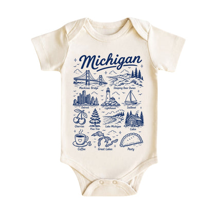Michigan Baby Bodysuit