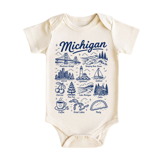Michigan Baby Bodysuit