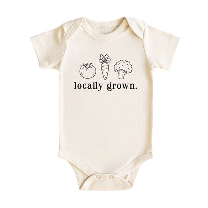 Locally Grown Vegetable Baby Bodysuit