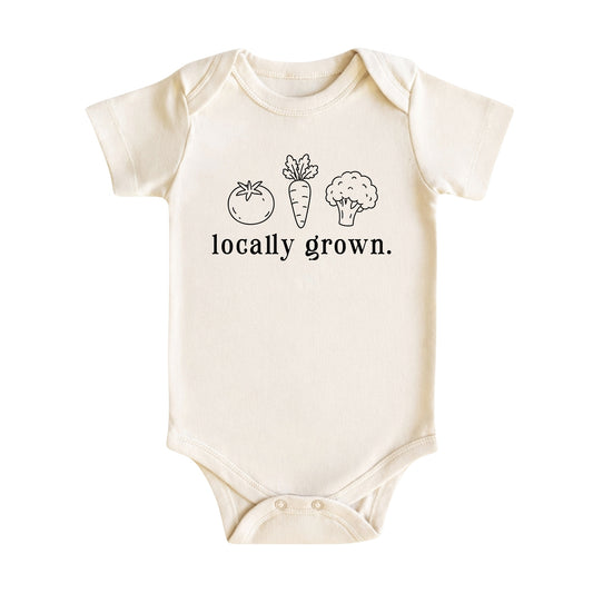 Locally Grown Vegetable Baby Bodysuit
