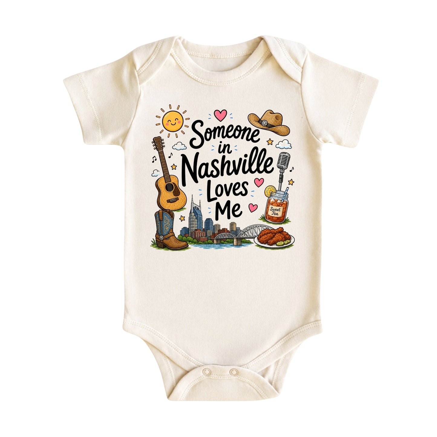 Someone in Nashville Loves Me Kids T-Shirt