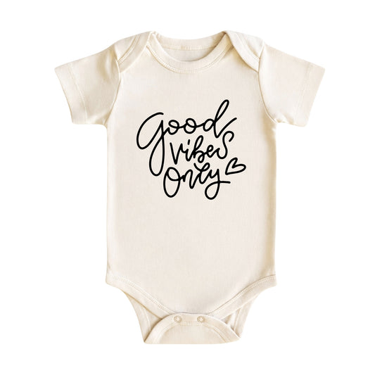 Good Vibes Only Baby Bodysuit