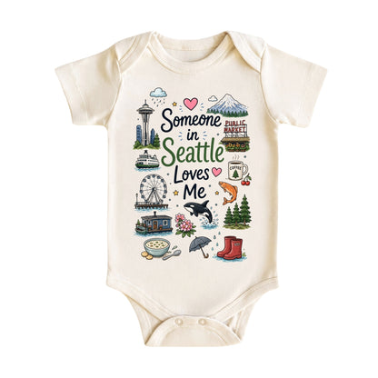 Someone in Seattle Loves Me Kids T-Shirt
