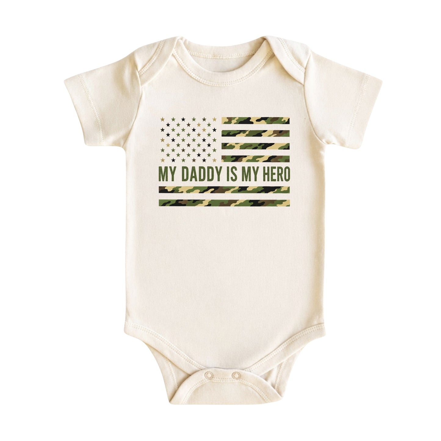 My Daddy Is My Hero Baby Bodysuit