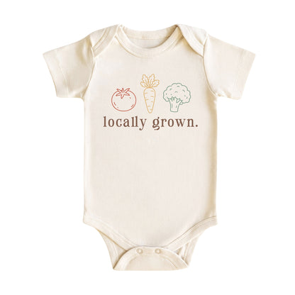 Locally Grown Vegetable Baby Bodysuit
