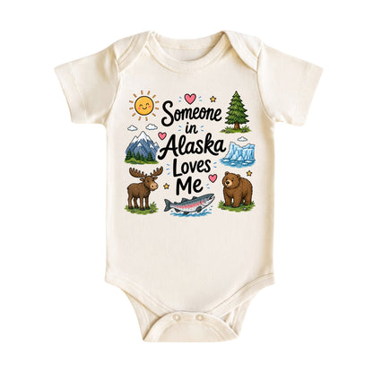 Someone in Alaska Loves Me Kids T-Shirt
