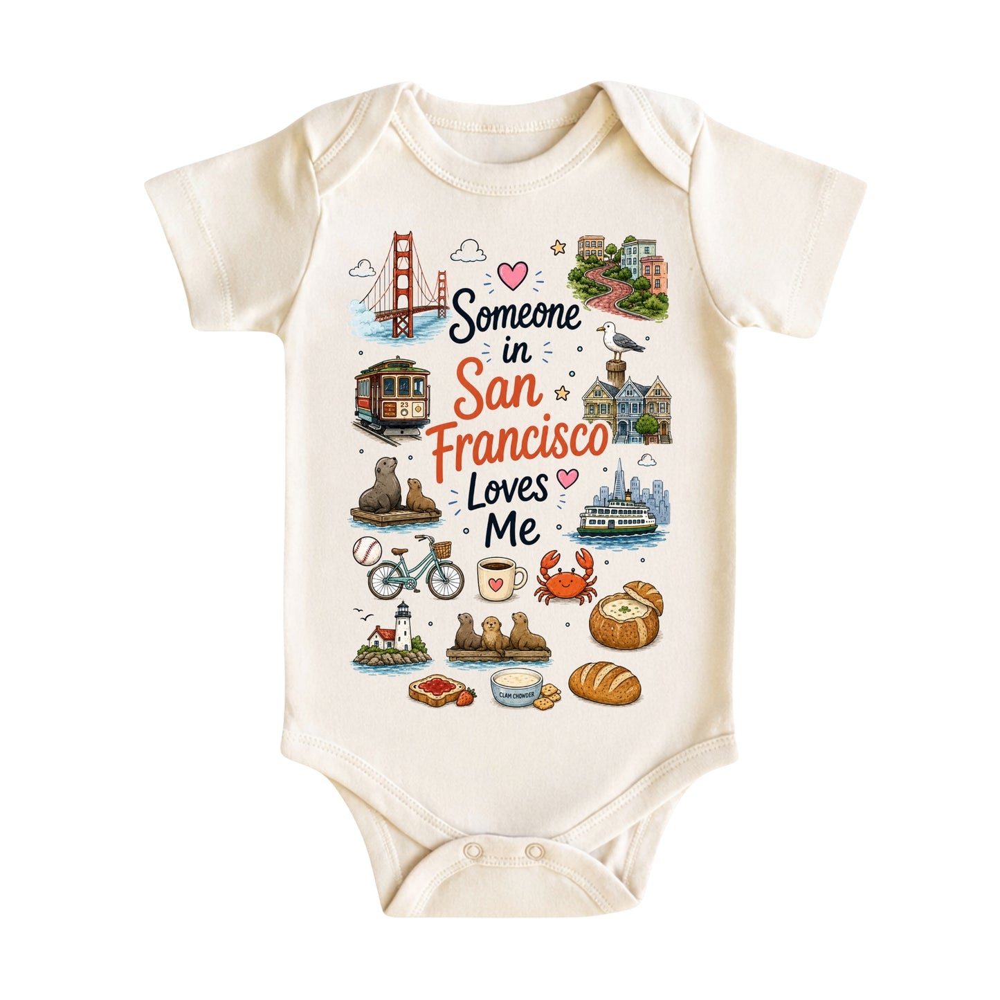Someone in San Francisco Loves Me Kids T-Shirt