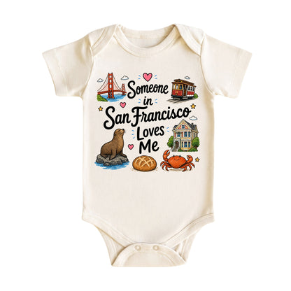 Someone in San Francisco Loves Me Kids Tee