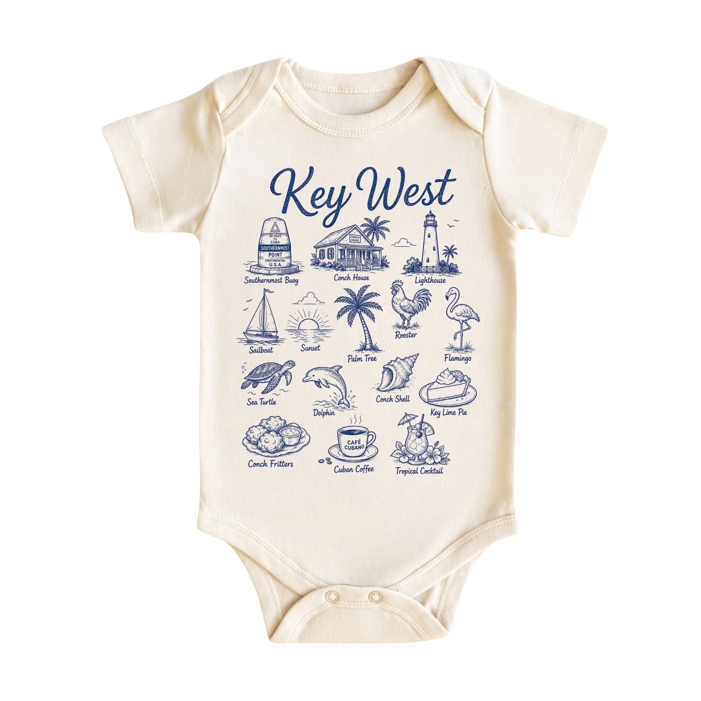Key West Baby Bodysuit and T-Shirt
