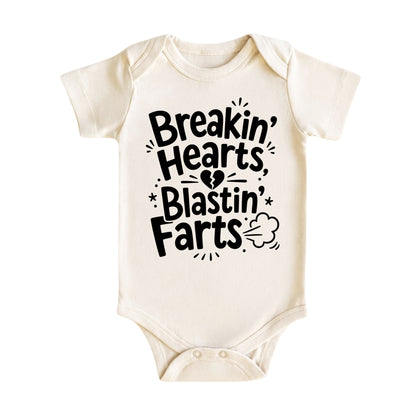Breakin’ Hearts Blasting Farts Baby Bodysuit