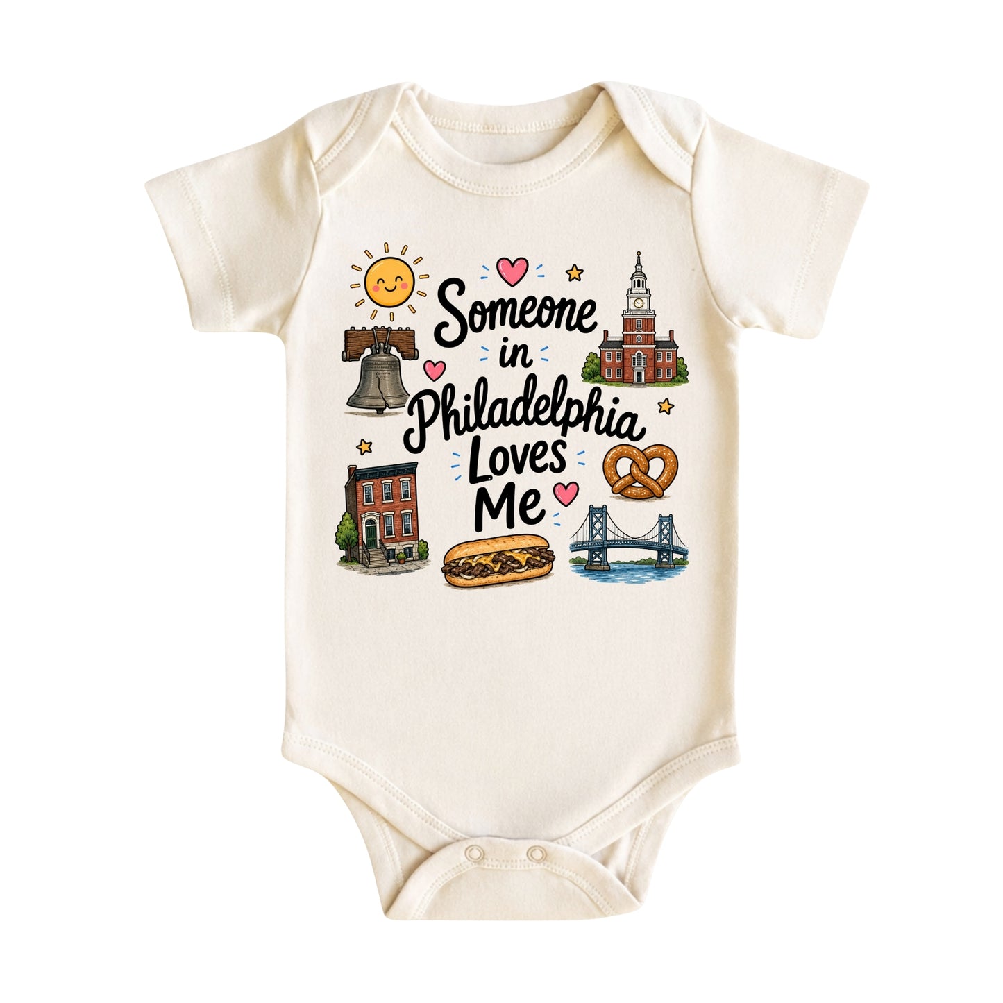 Someone in Philadelphia Loves Me Kids T-Shirt