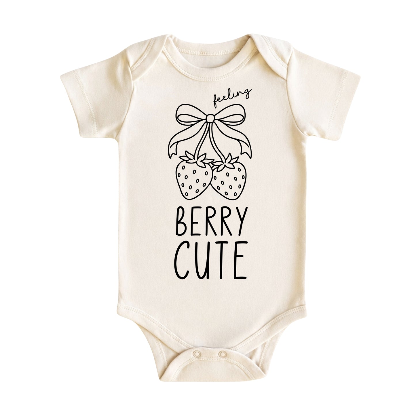 Feeling Berry Cute Strawberry Baby Bodysuit