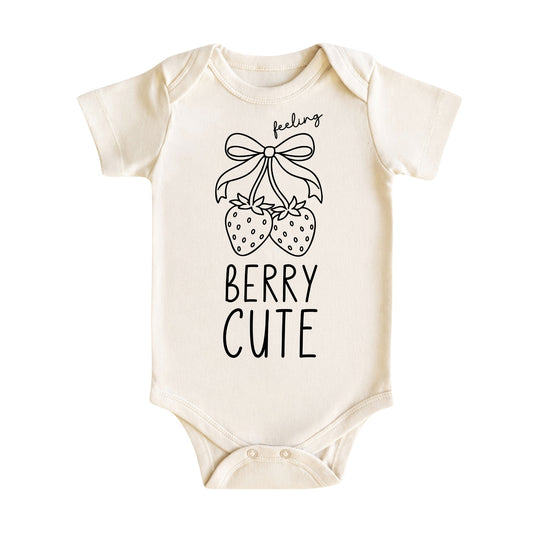 Feeling Berry Cute Strawberry Baby Bodysuit