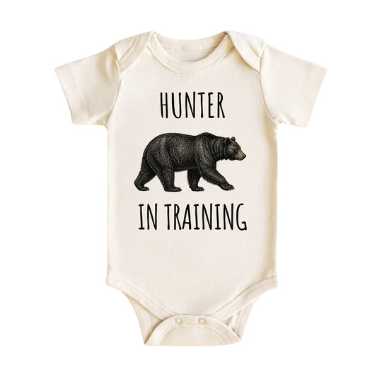 Hunter in Training Black Bear Baby Bodysuit