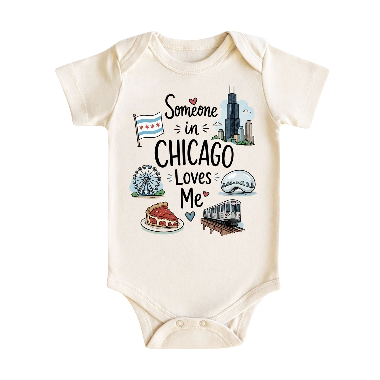 Someone in Chicago Loves Me Kids T-Shirt