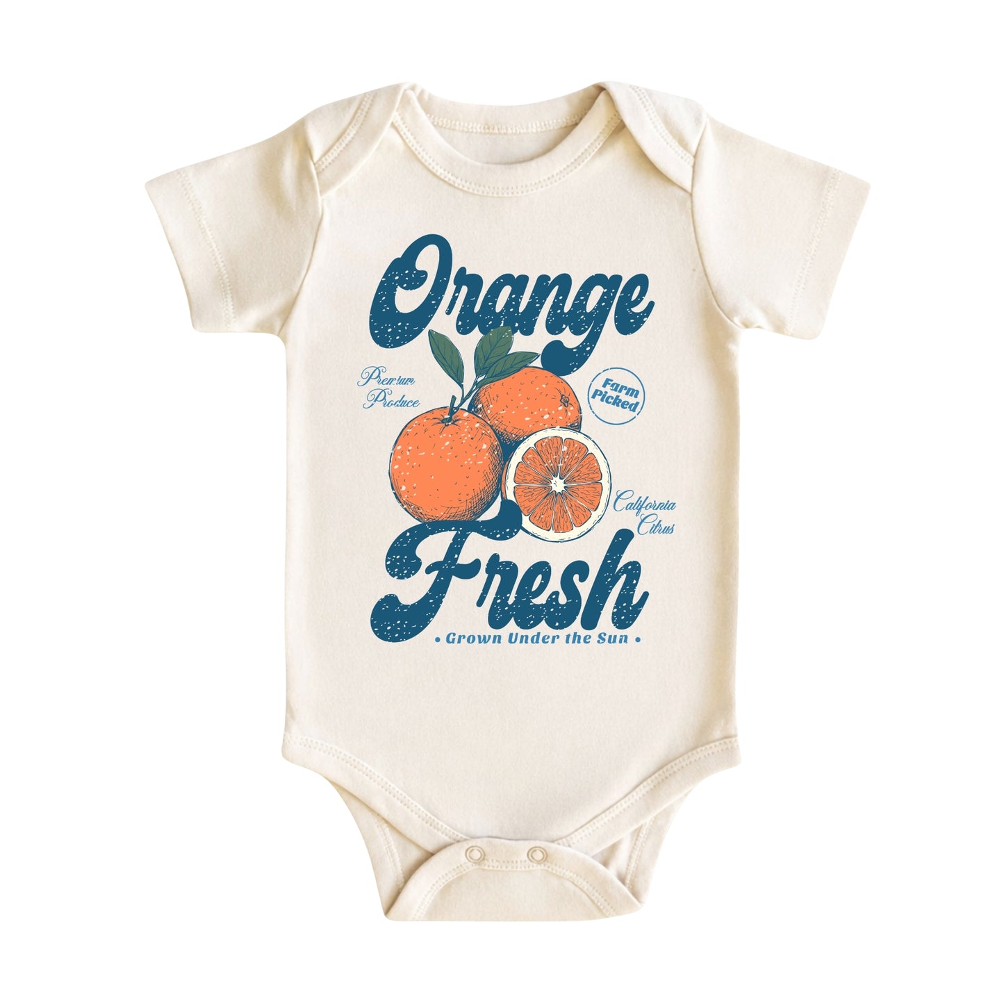 Orange Fresh Baby Bodysuit