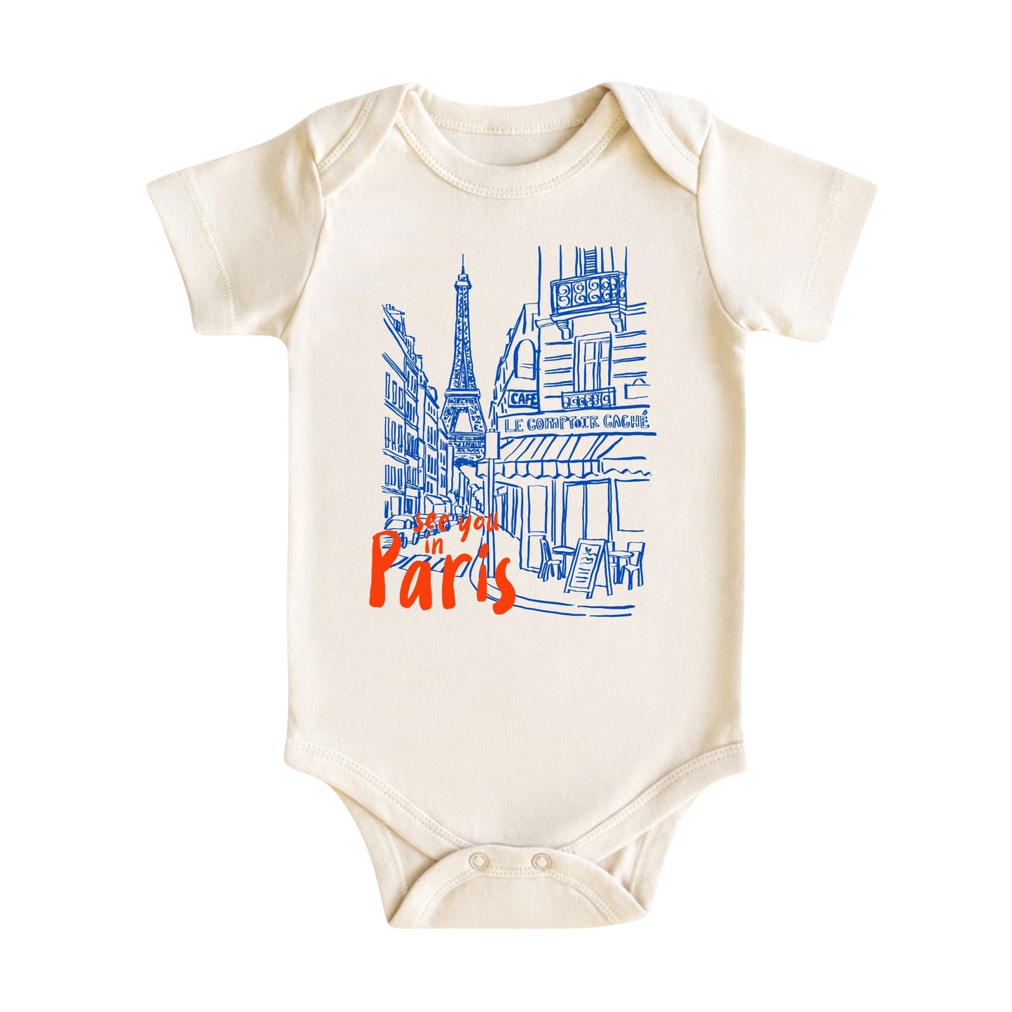 See You in Paris Baby Bodysuit