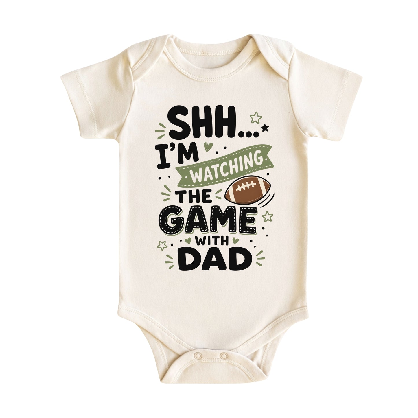 Football Baby Bodysuit for Boys and Girls