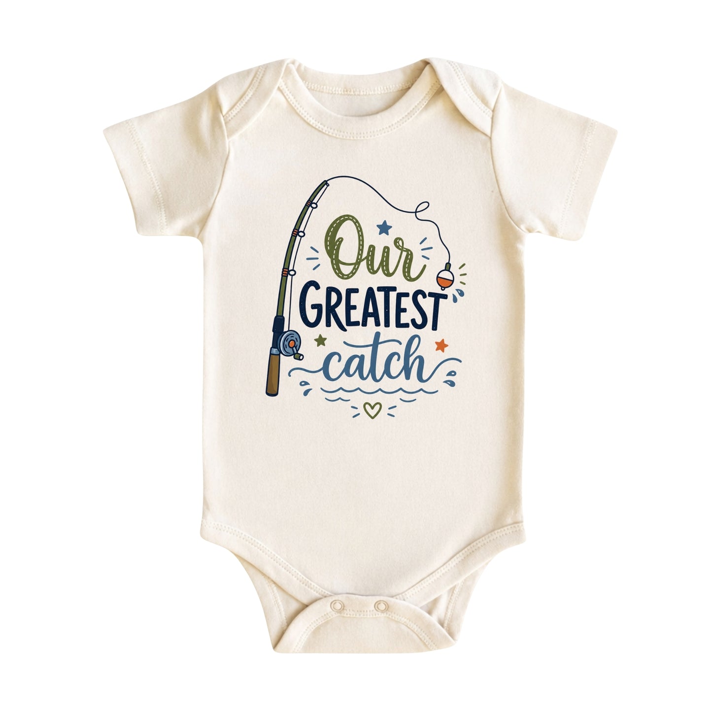 Fishing Baby Bodysuit for Boys and Girls