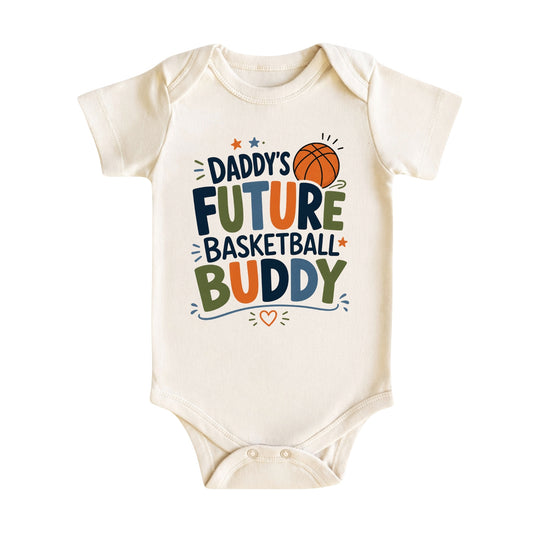 Daddy’s Future Basketball Buddy Baby Bodysuit