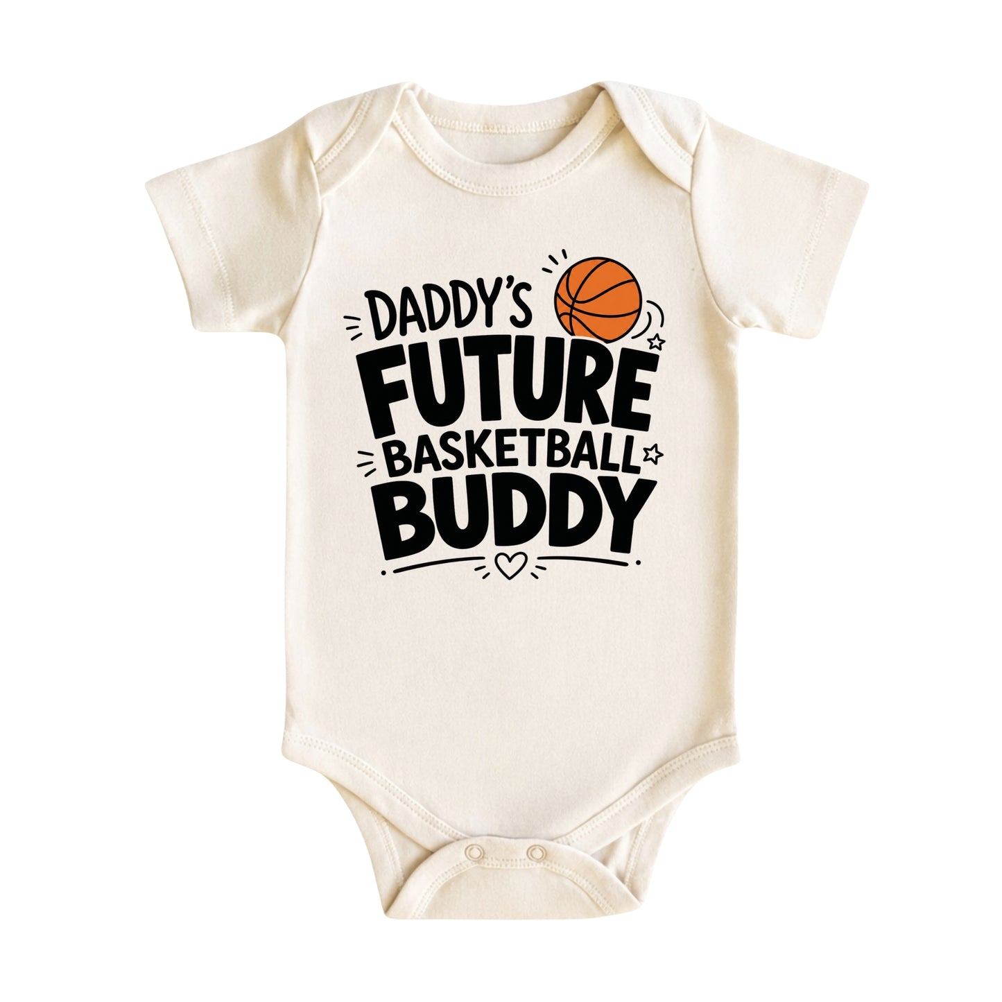 Daddy’s Future Basketball Buddy Baby Bodysuit