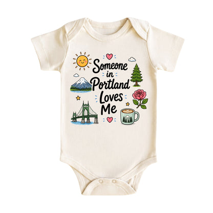 Someone in Portland Loves Me Kids T-Shirt