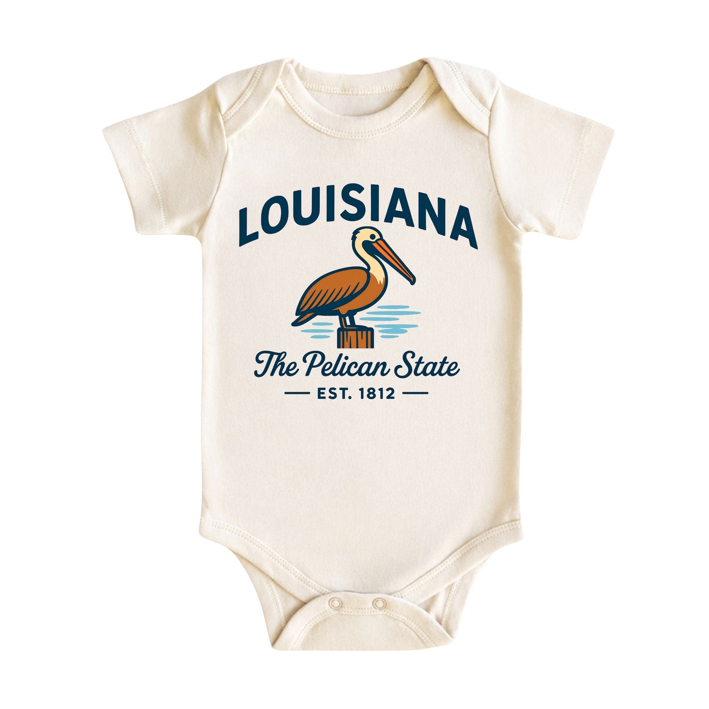 Louisiana Baby Bodysuit for Baby Boys and Girls